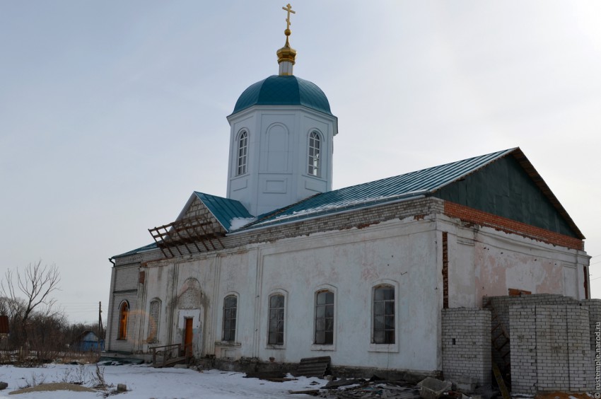 Церковь Николая Чудотворца, Паршиновка (Добринский район, Липецкая область). фасады