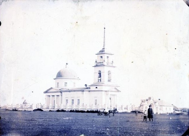 Церковь Параскевы Пятницы, Малиновка (Аркадакский район, Саратовская область). архивная фотография, Фото С.В. Соколова, 1904-1906. Собрание СОКМ. Номер в ГК 31439142