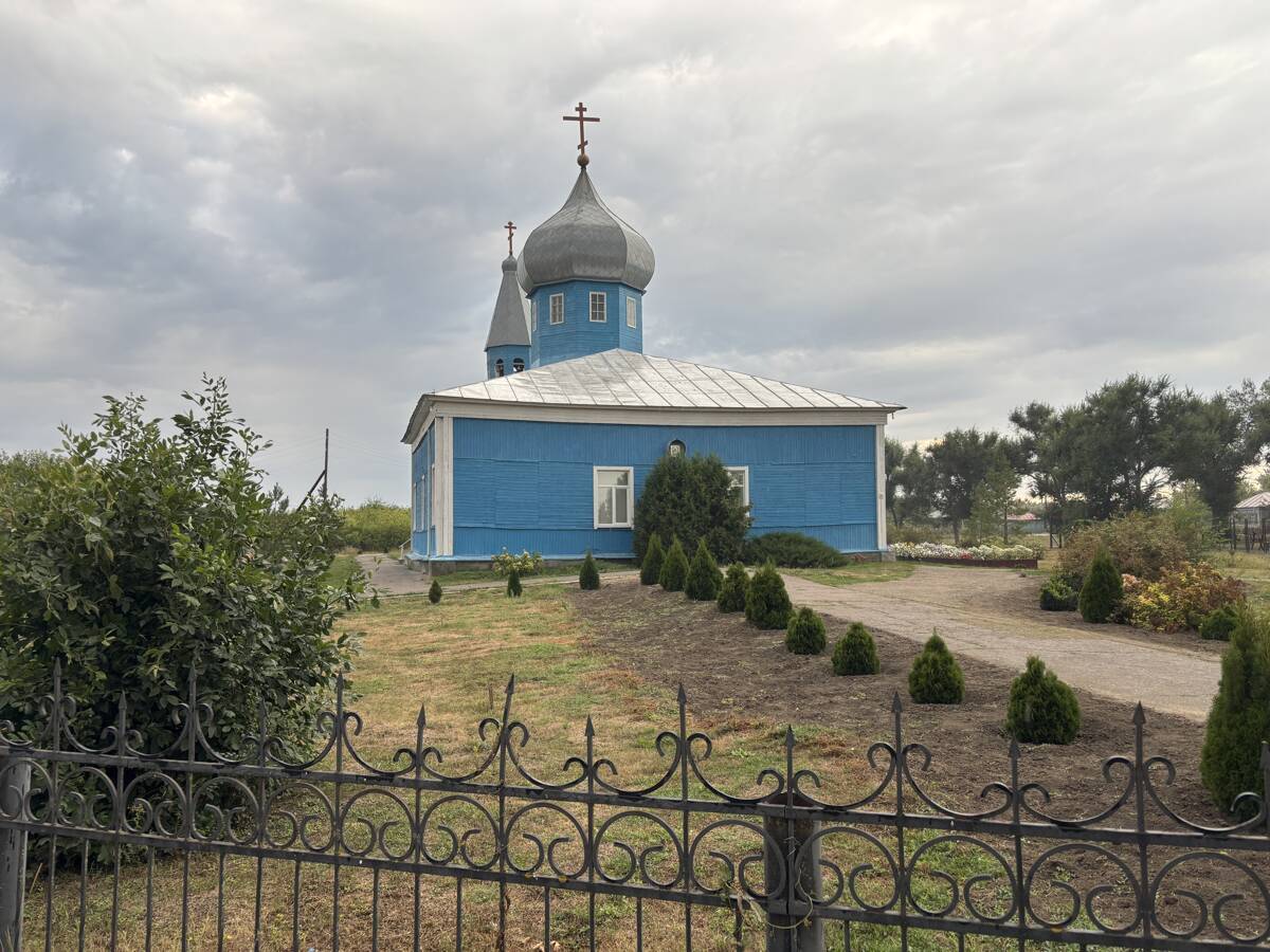 Церковь Михаила Архангела, Самойловка (Самойловский район, Саратовская область). общий вид в ландшафте
