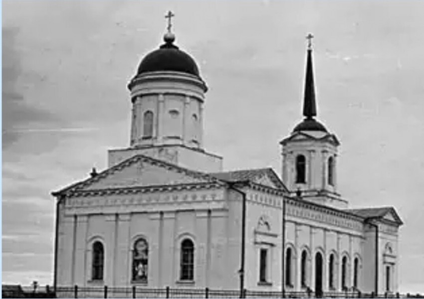 Ключи (Мордовский Ключ). Церковь Покрова Пресвятой Богородицы (старая). архивная фотография