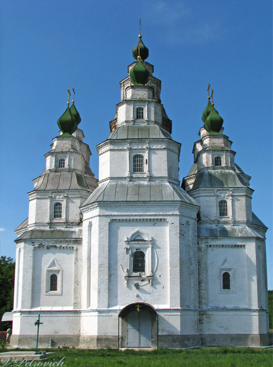 Церковь Покрова Пресвятой Богородицы, Плешивец (Миргородский район, Украина, Полтавская область). фасады, Южный фасад храма