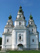 Церковь Покрова Пресвятой Богородицы, Южный фасад храма<br>, Плешивец, Миргородский район, Украина, Полтавская область