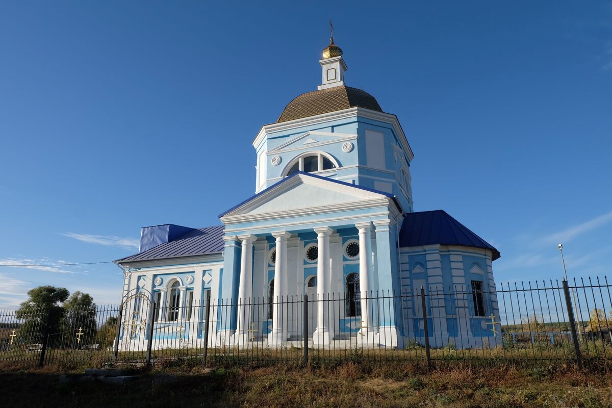 Церковь Владимирской иконы Божией Матери, Никулино (Николаевский район, Ульяновская область). фасады