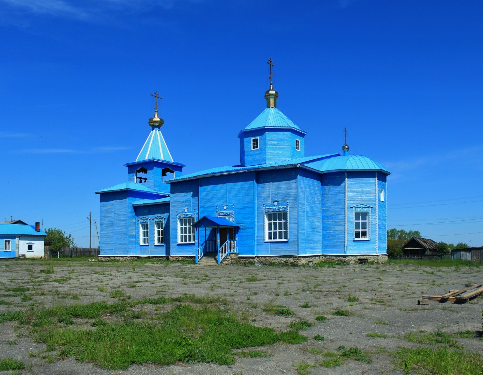 Церковь Михаила Архангела, Годяйкино (Базарносызганский район, Ульяновская область). общий вид в ландшафте