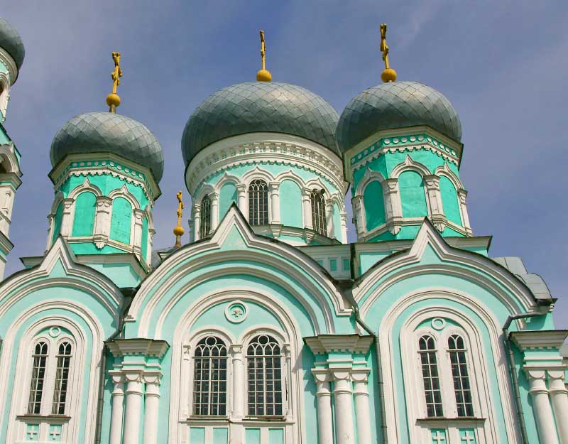 Базарный Сызган. Церковь Димитрия Солунского. архитектурные детали, купола