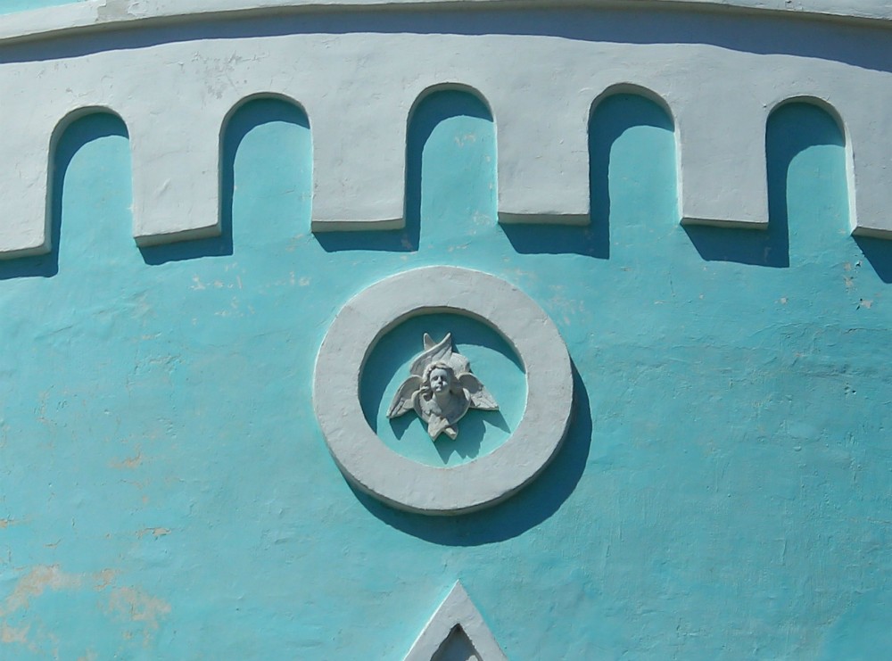 Базарный Сызган. Церковь Димитрия Солунского. архитектурные детали, Фрагмент декора центральной апсиды