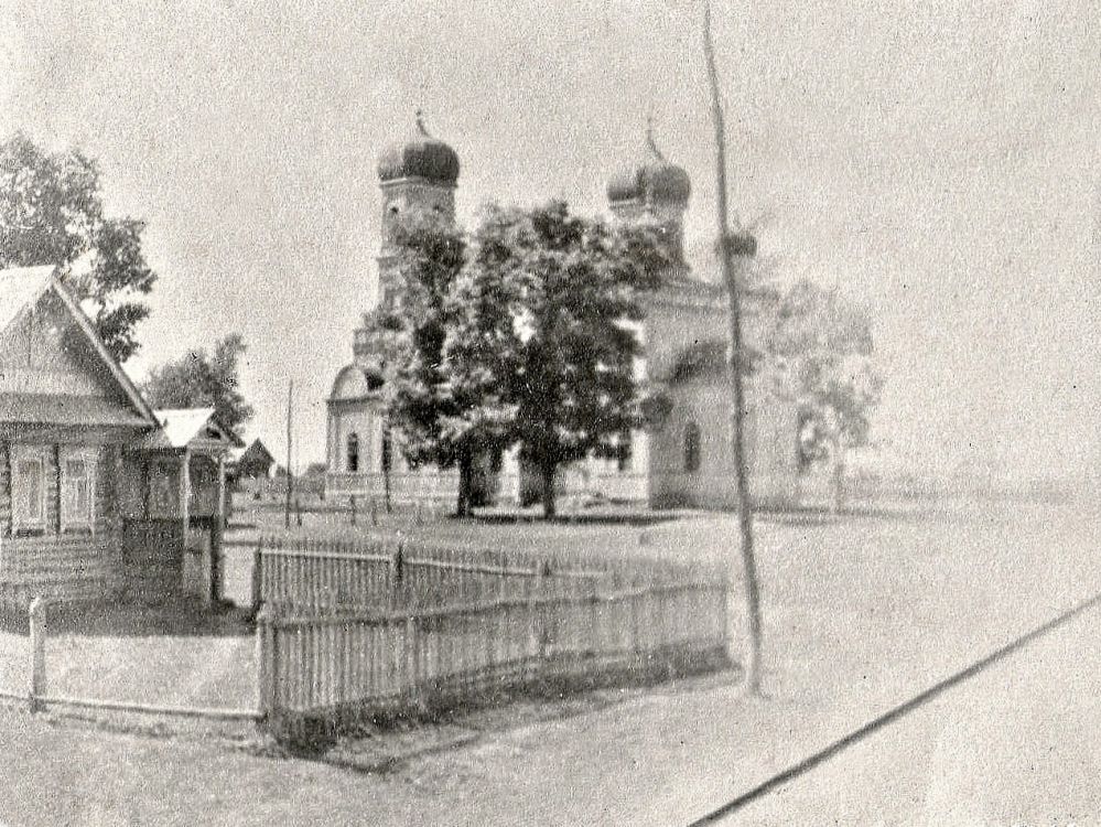 Церковь Казанской иконы Божией Матери, Папузы (Базарносызганский район, Ульяновская область). архивная фотография, Фото нач. 20 в. из архива Ю.Е. Ларцева. Источник - сообщество 