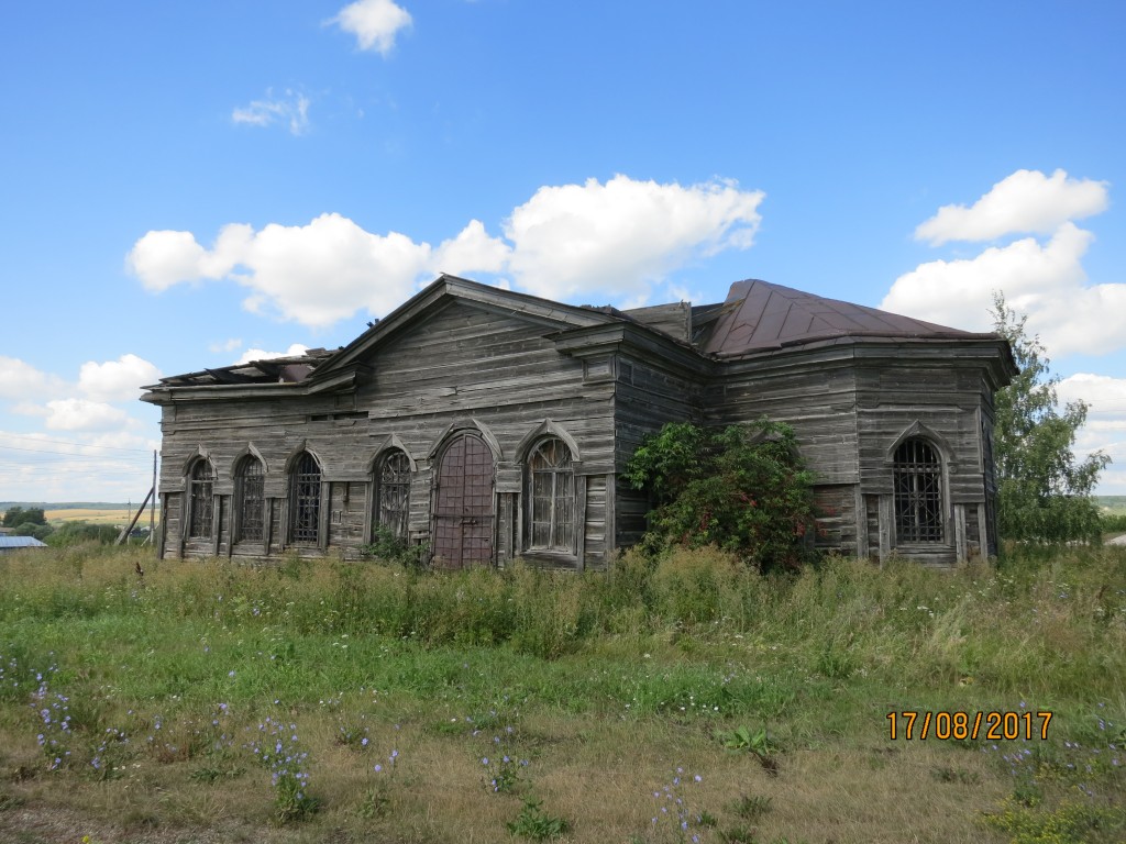 Церковь Михаила Архангела, Архангельское (Сурский район, Ульяновская область). фасады, общий вид с южной стороны