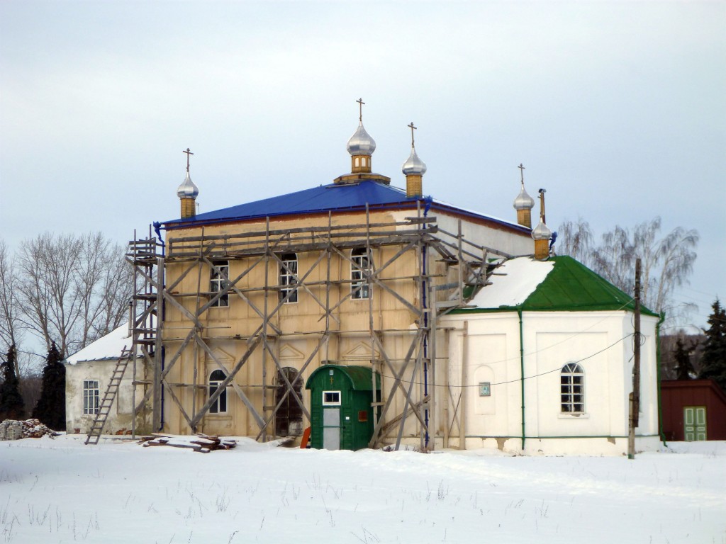 Ждамирово. Церковь Троицы Живоначальной. фасады