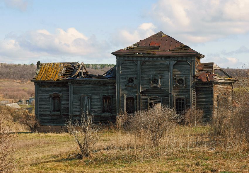 Церковь Николая Чудотворца, Смольково (Барышский район, Ульяновская область). фасады, вид с северной стороны