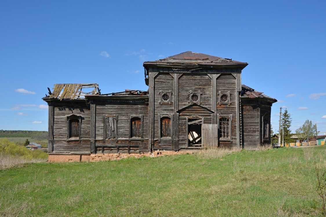 Церковь Николая Чудотворца, Смольково (Барышский район, Ульяновская область). фасады, Южный фасад
