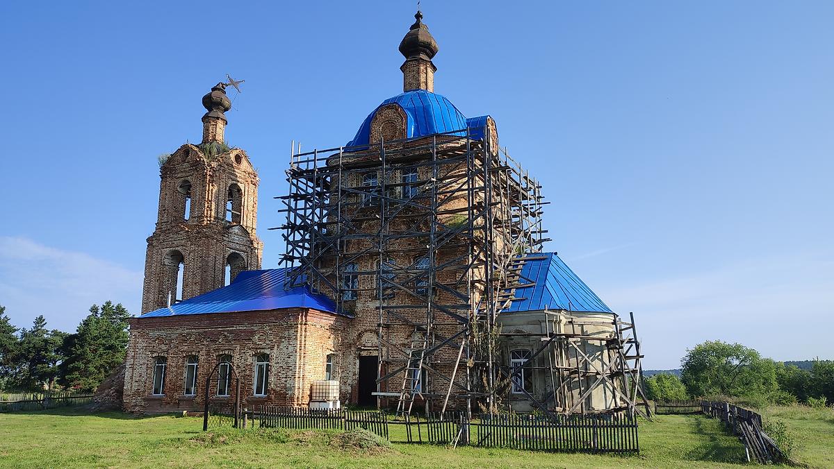 документальные фотографии. Церковь Покрова Пресвятой Богородицы, Головино (Николаевский район, Ульяновская область)