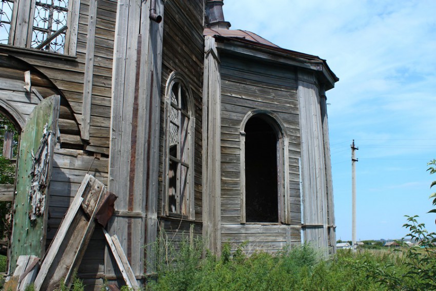 Кашинка. Церковь Троицы Живоначальной (старая). архитектурные детали, Апсида