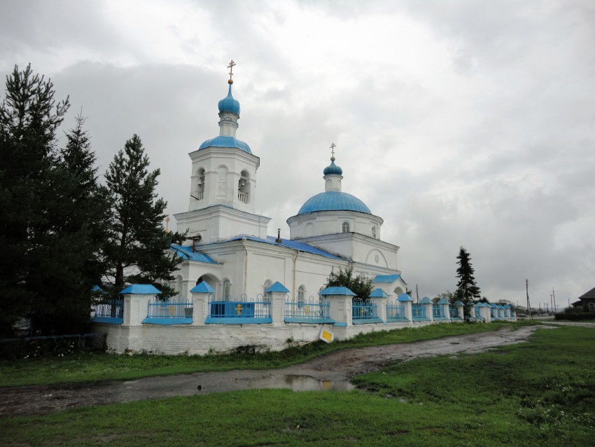 Церковь Покрова Пресвятой Богородицы, Малая Хомутерь (Барышский район, Ульяновская область). фасады