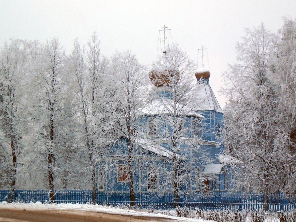 Церковь Всех Святых, в земле Российской просиявших (старая), Глотовка (Инзенский район, Ульяновская область). фасады
