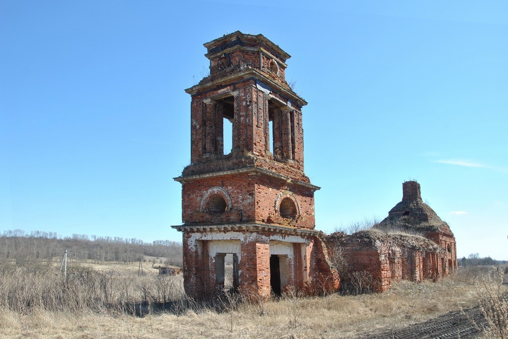 Покровское-Луговка. Церковь Покрова Пресвятой Богородицы. фасады