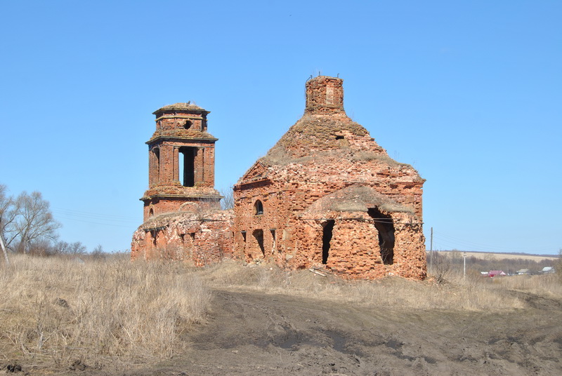 Покровское-Луговка. Церковь Покрова Пресвятой Богородицы. фасады