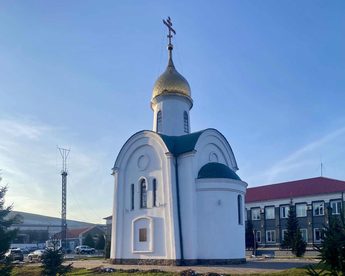 Часовня Варвары великомученицы, Киселёвск (Киселёвск, город, Кемеровская область). фасады, Вид с ЮВ