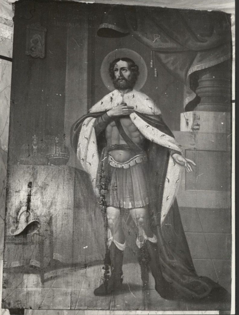 архивная фотография. Церковь Александра Невского, Воскресенское (Пунема) (Вожегодский район, Вологодская область)