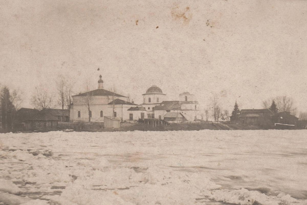 архивная фотография. Церковь Николая Чудотворца, Бекетовская (Вожегодский район, Вологодская область)