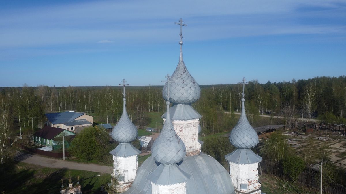 архитектурные детали. Церковь Троицы Живоначальной, Сандогора (Костромской район, Костромская область)