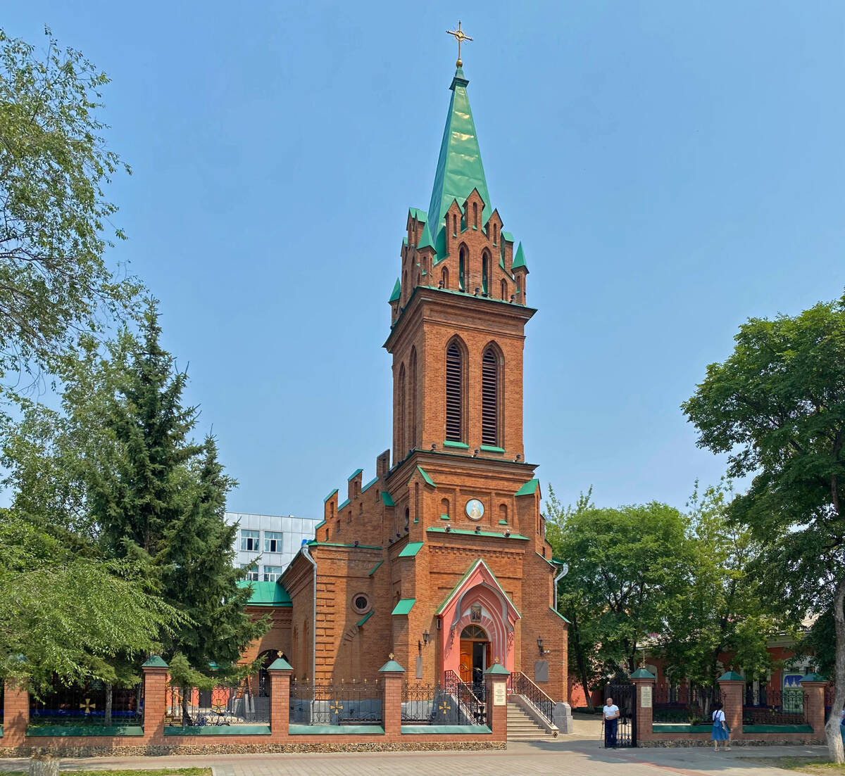 Церковь Гавриила Архангела, Благовещенск (Благовещенск, город, Амурская область). фасады, Вид с юго-запада