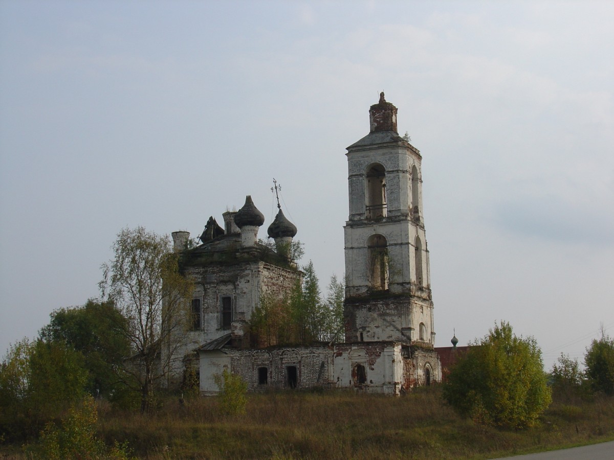 Церковь Михаила Архангела в Крае, Терьково (Бабаевский район, Вологодская область). фасады