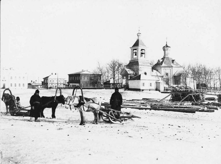 Благовещенск. Кафедральный собор Благовещения Пресвятой Богородицы (старый). архивная фотография