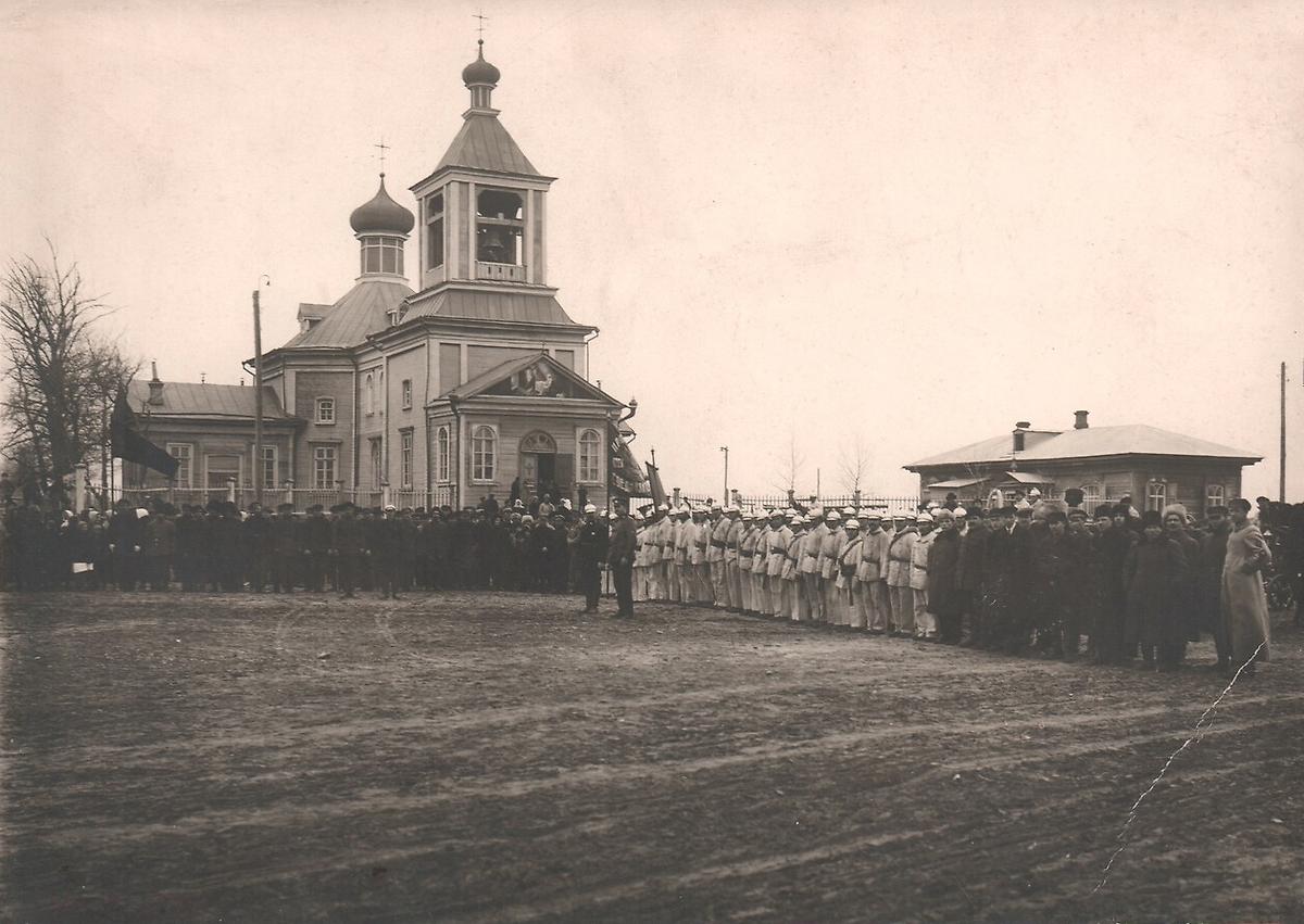 Фото 1923 года из фондов Амурского областного краеведческого музея им. Г.С. Новикова-Даурского, архивная фотография. Кафедральный собор Благовещения Пресвятой Богородицы (старый), Благовещенск (Благовещенск, город, Амурская область)
