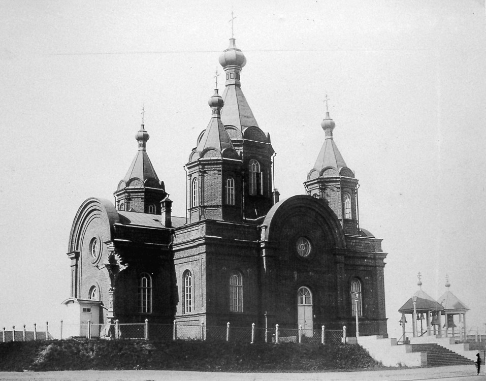 Собор Успения Пресвятой Богородицы (старый), Хабаровск (Хабаровск, город, Хабаровский край). архивная фотография, Фото 1896 года