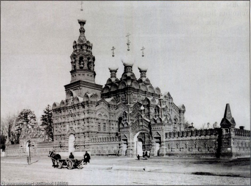 Скорбященский женский монастырь, Тверской (Центральный административный округ (ЦАО), г. Москва). архивная фотография, фото с сайта pastvu.com