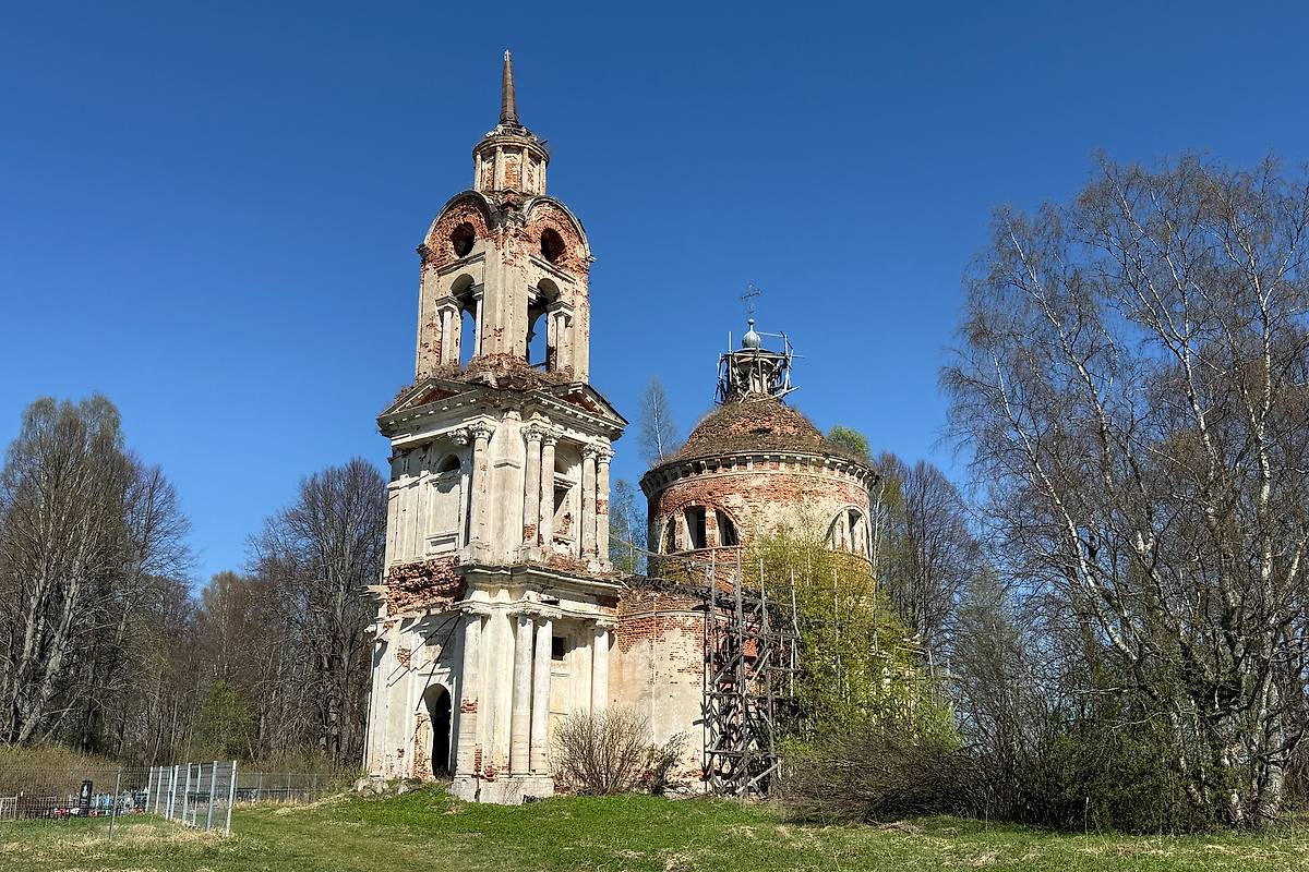 фасады. Церковь Казанской иконы Божией Матери, Заречье (Торжокский район и г. Торжок, Тверская область)