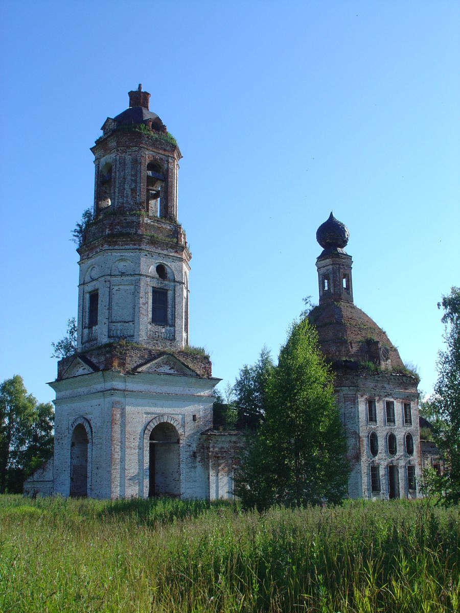 Церковь Покрова Пресвятой Богородицы, Покровское (Нейский район, Костромская область). фасады