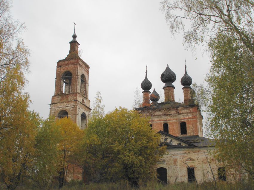 Никола-Торжок. Церковь Николая Чудотворца. общий вид в ландшафте