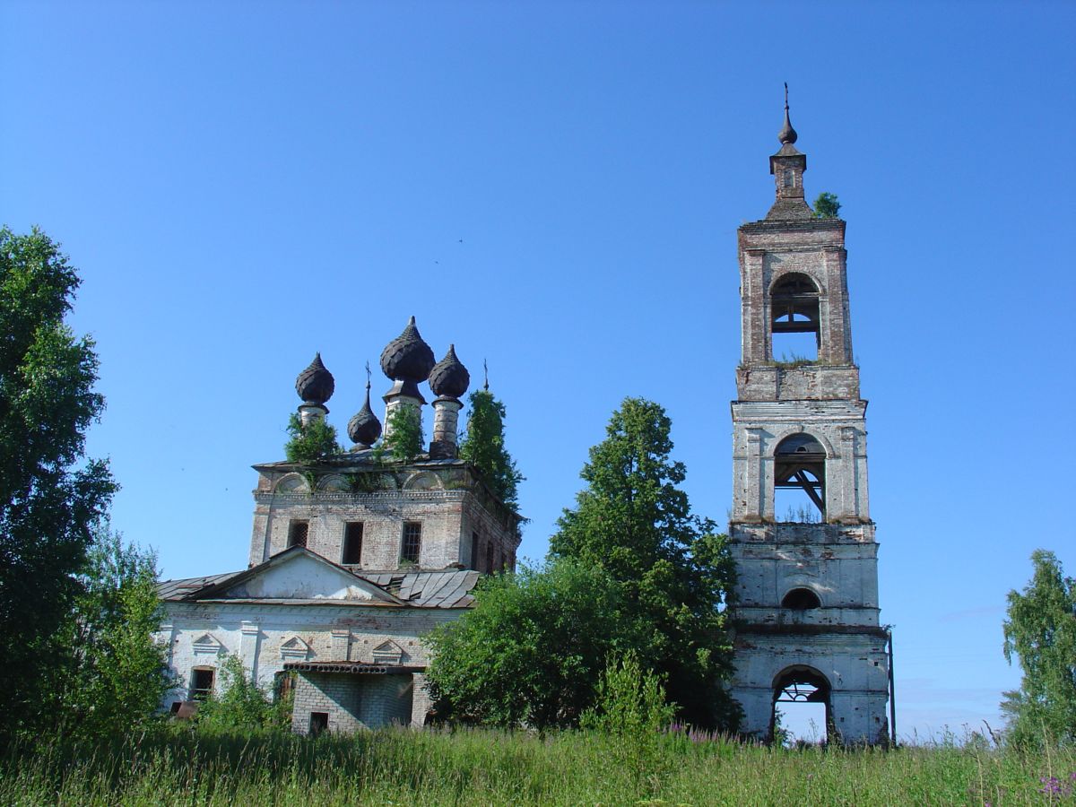 Церковь Николая Чудотворца, Никола-Торжок (Нейский район, Костромская область). фасады