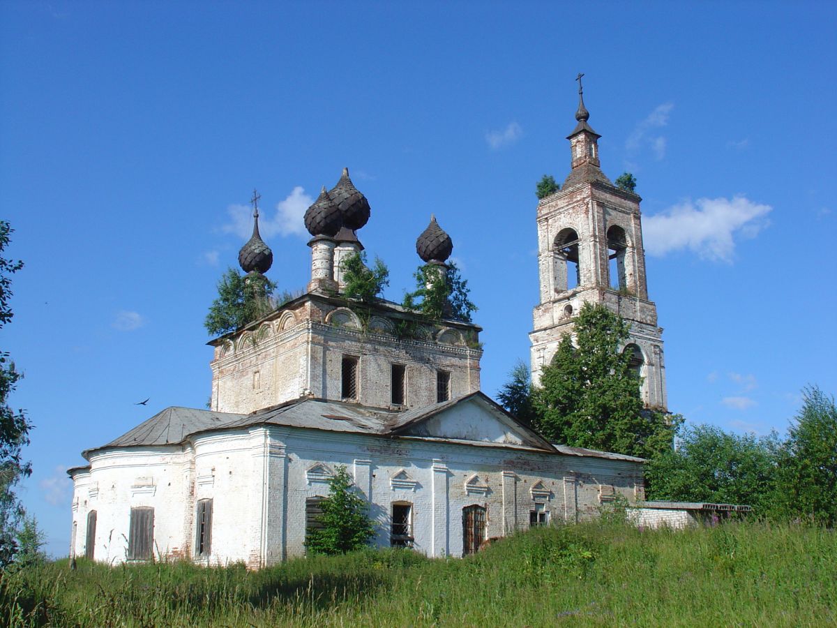 Церковь Николая Чудотворца, Никола-Торжок (Нейский район, Костромская область). фасады