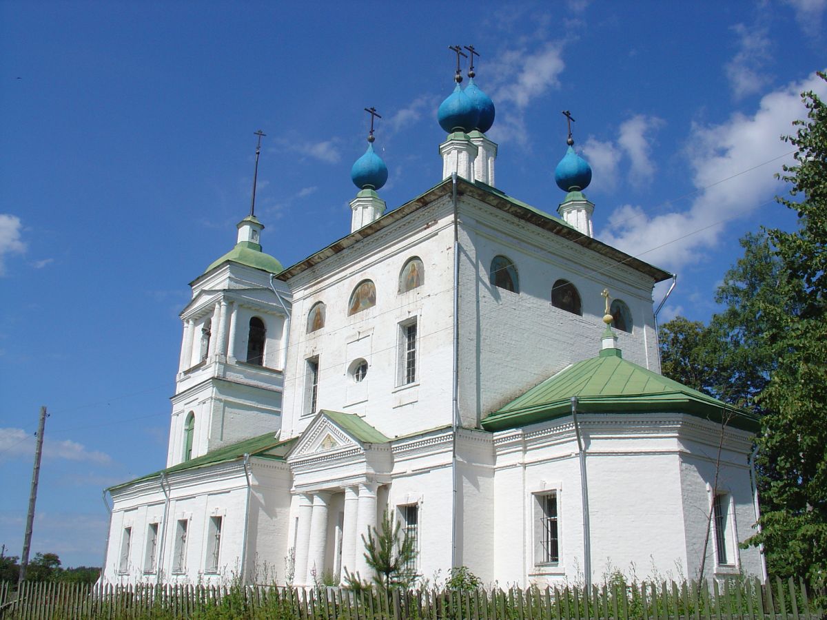 Церковь Казанской иконы Божией Матери, Коткишево (Нейский район, Костромская область). фасады