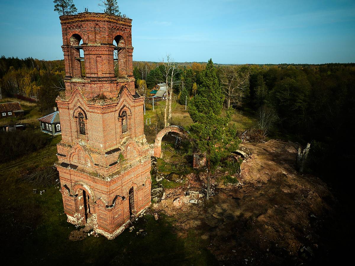 фасады. Церковь Параскевы Пятницы, Шеенки (Шеянки, Шеинки) (Клепиковский район, Рязанская область)