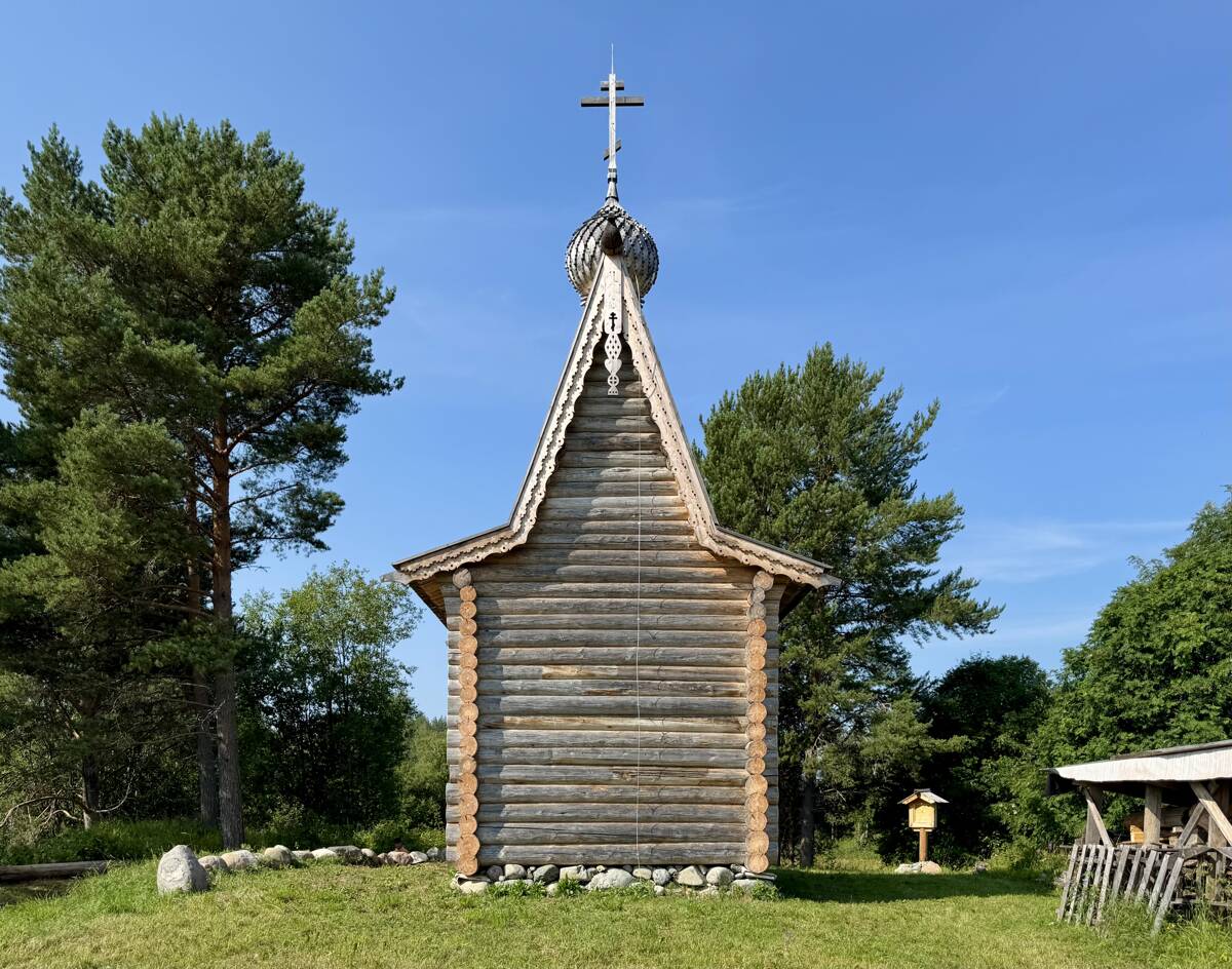 Часовня Георгия Победоносца, Зашондомье (Плесецкий район, Архангельская область). фасады, Вид с востока