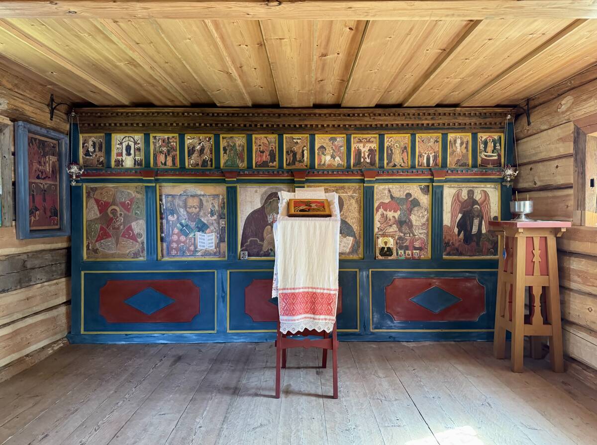 Часовня Георгия Победоносца, Зашондомье (Плесецкий район, Архангельская область). интерьер и убранство, Интерьер