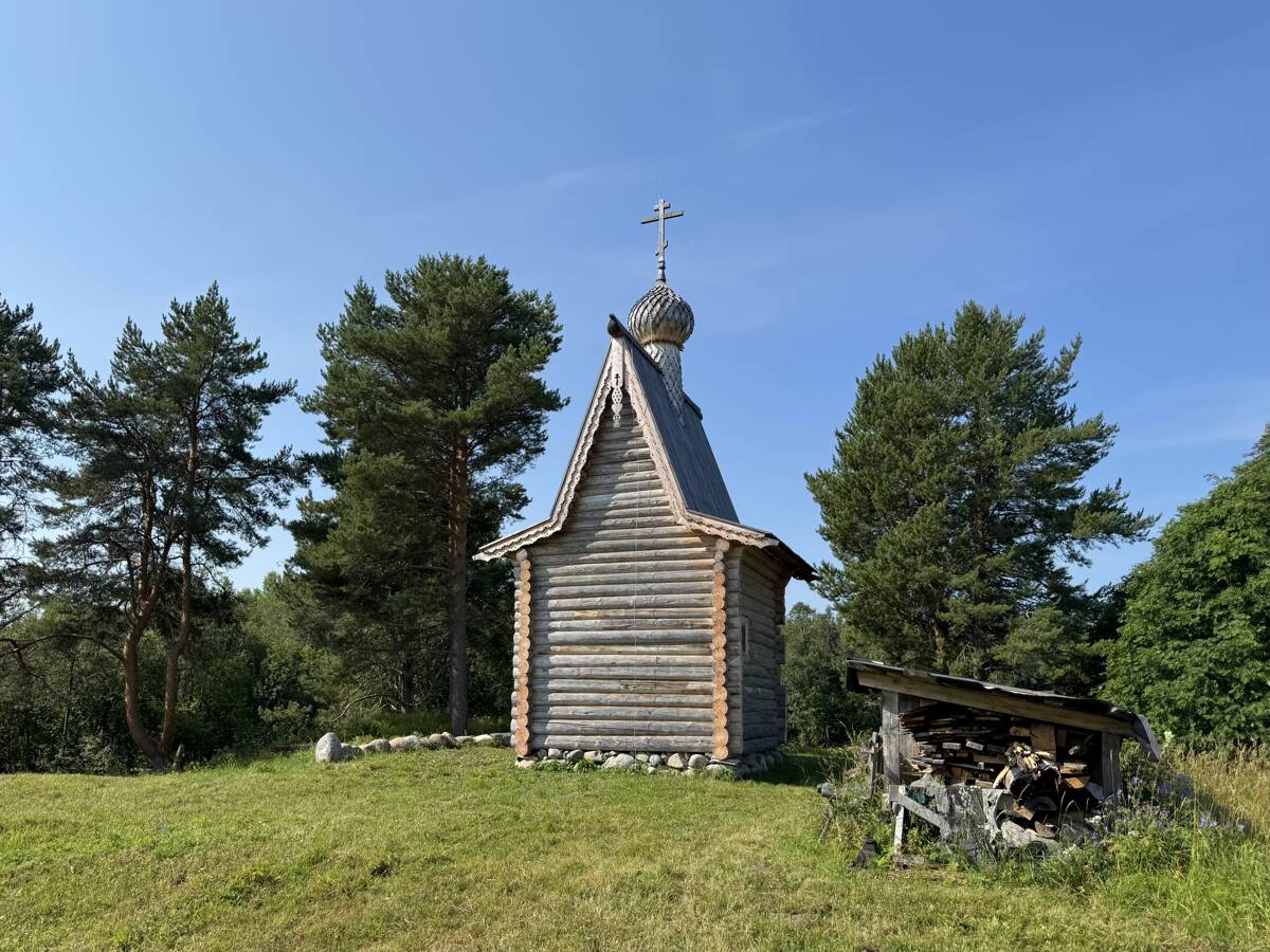 Часовня Георгия Победоносца, Зашондомье (Плесецкий район, Архангельская область). фасады, Вид с северо-востока
