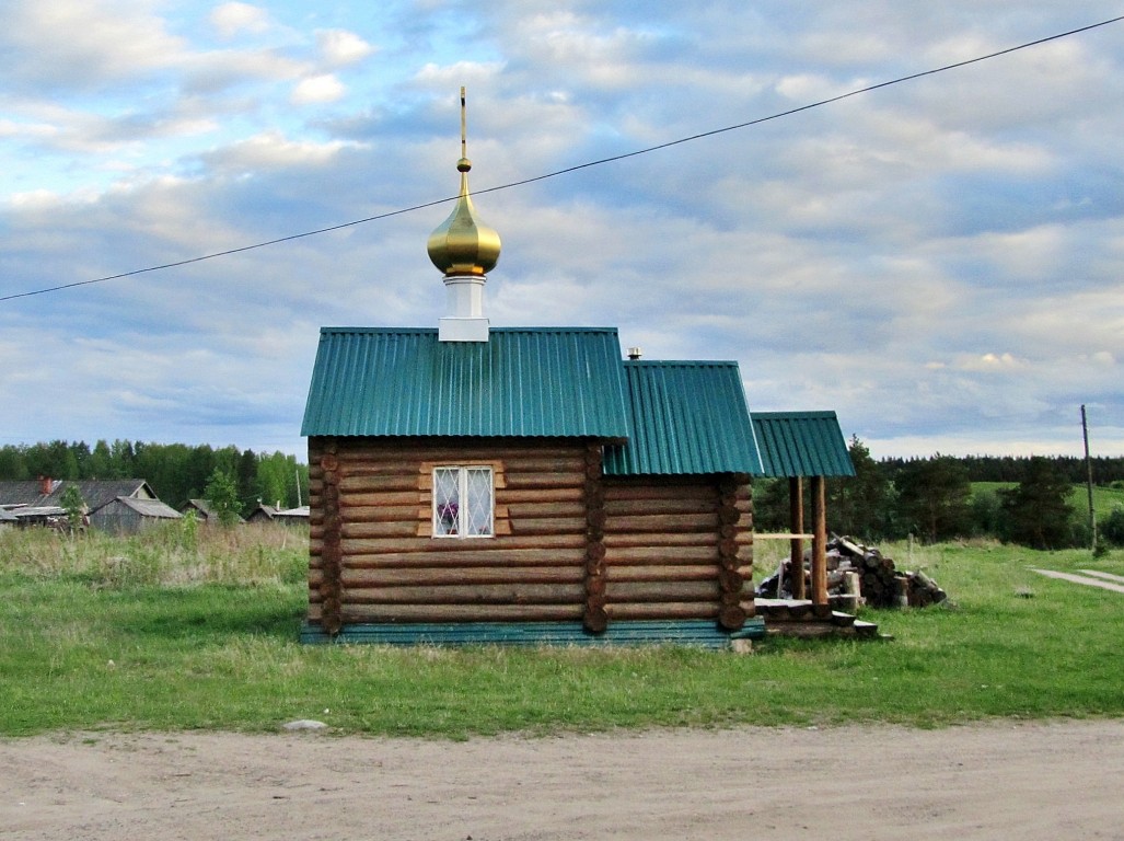 Часовня Николая Чудотворца, Ярнема (Плесецкий район, Архангельская область). фасады, вид с севера