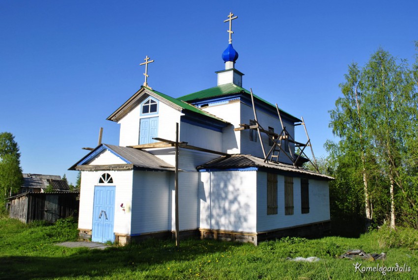 Звоз. Церковь Казанской иконы Божией Матери. фасады