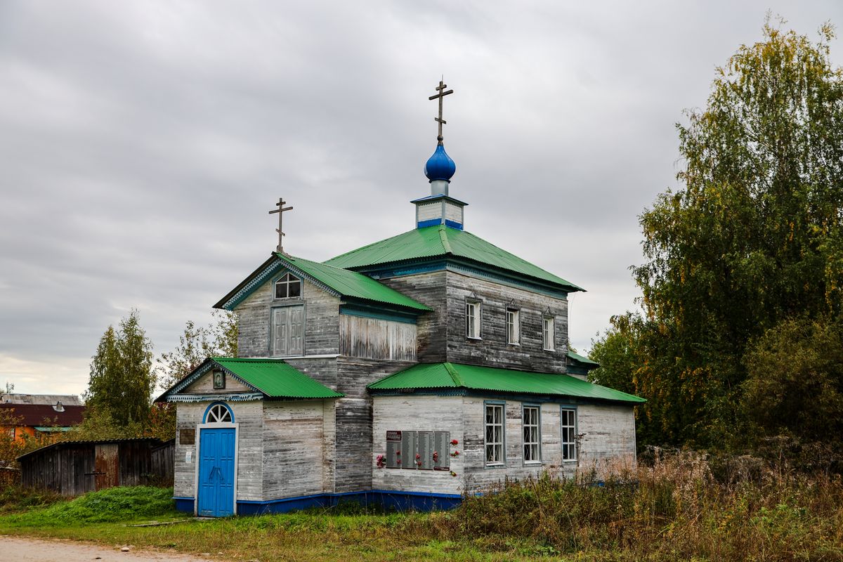 Церковь Казанской иконы Божией Матери, Звоз (Холмогорский район, Архангельская область). фасады