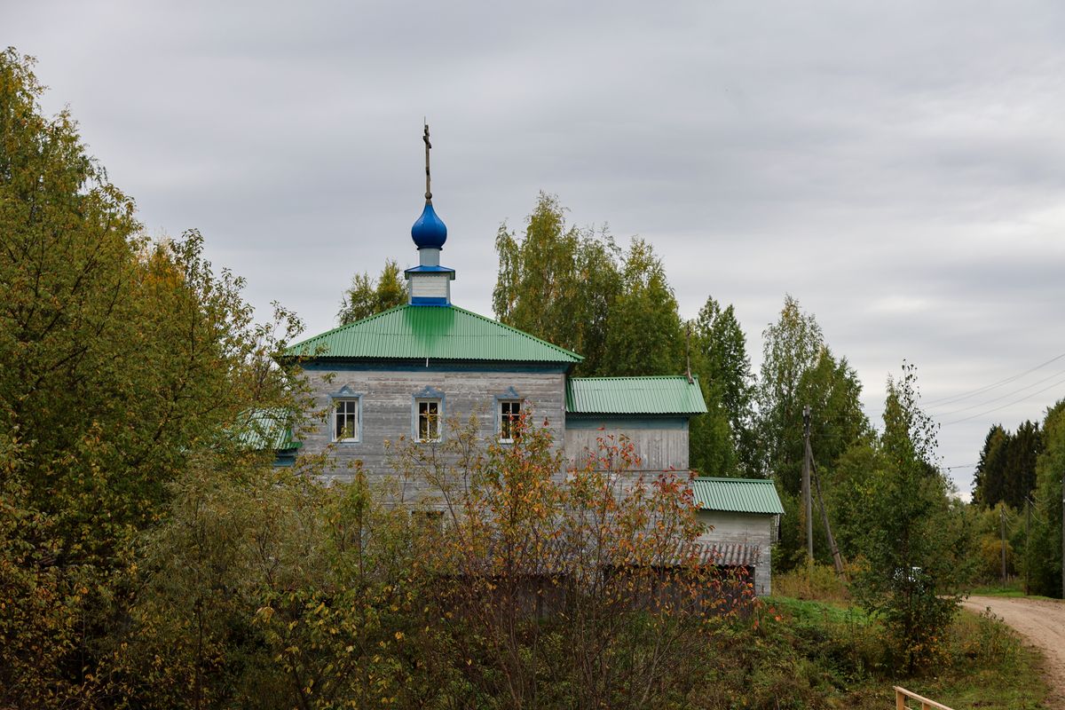 Церковь Казанской иконы Божией Матери, Звоз (Холмогорский район, Архангельская область). фасады