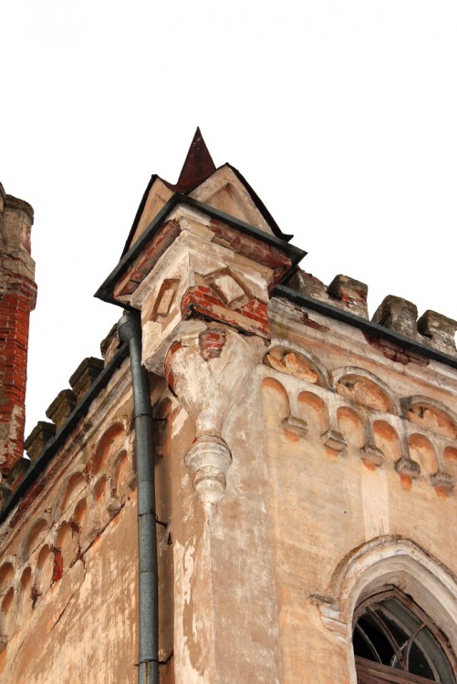Авчурино. Церковь Николая Чудотворца. архитектурные детали, Фрагмент западного фасада
