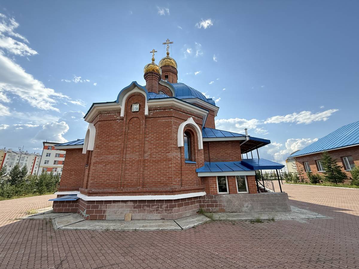 Церковь Благовещения Пресвятой Богородицы, Коротчаево (Пуровский район, Ямало-Ненецкий автономный округ). фасады, Вид с востока