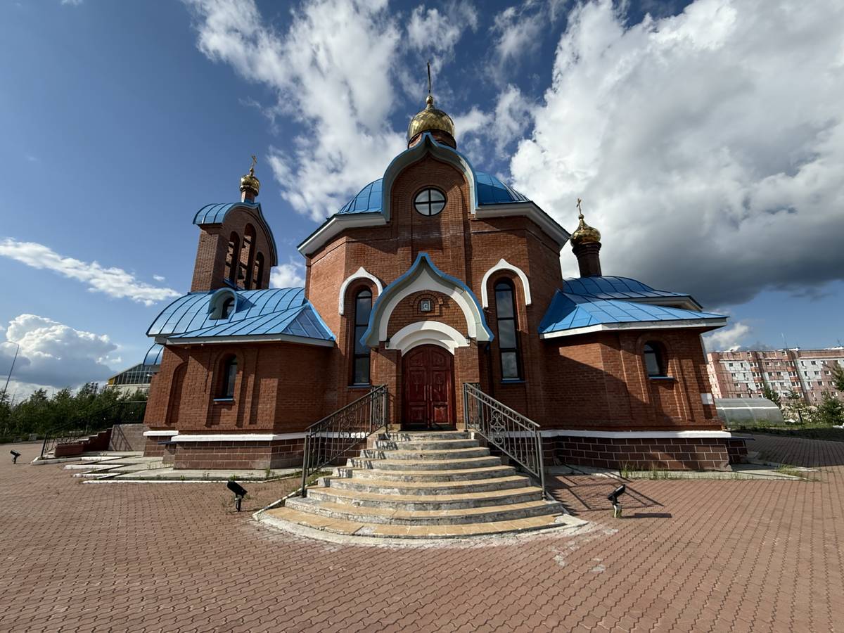 Церковь Благовещения Пресвятой Богородицы, Коротчаево (Пуровский район, Ямало-Ненецкий автономный округ). фасады, Вид с юга