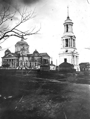 Алексеевка. Церковь Воздвижения Креста Господня. архивная фотография