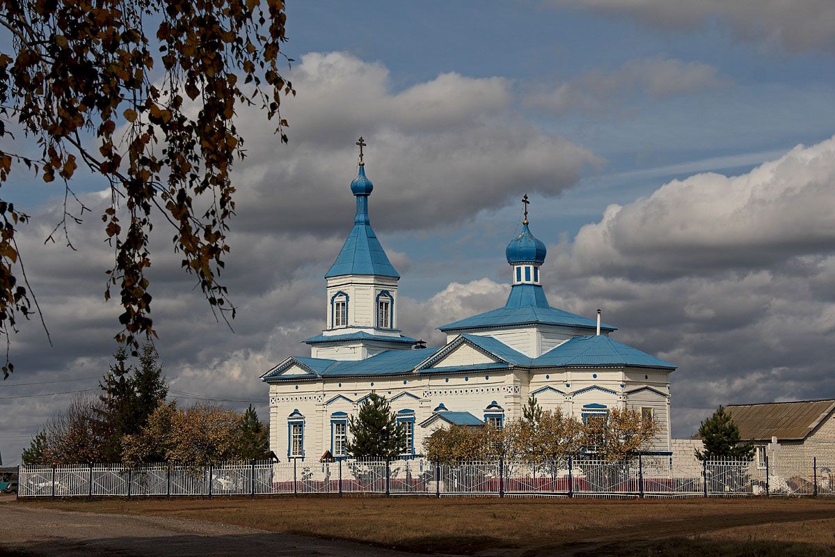 Биляр-Озеро. Церковь Спаса Преображения. фасады